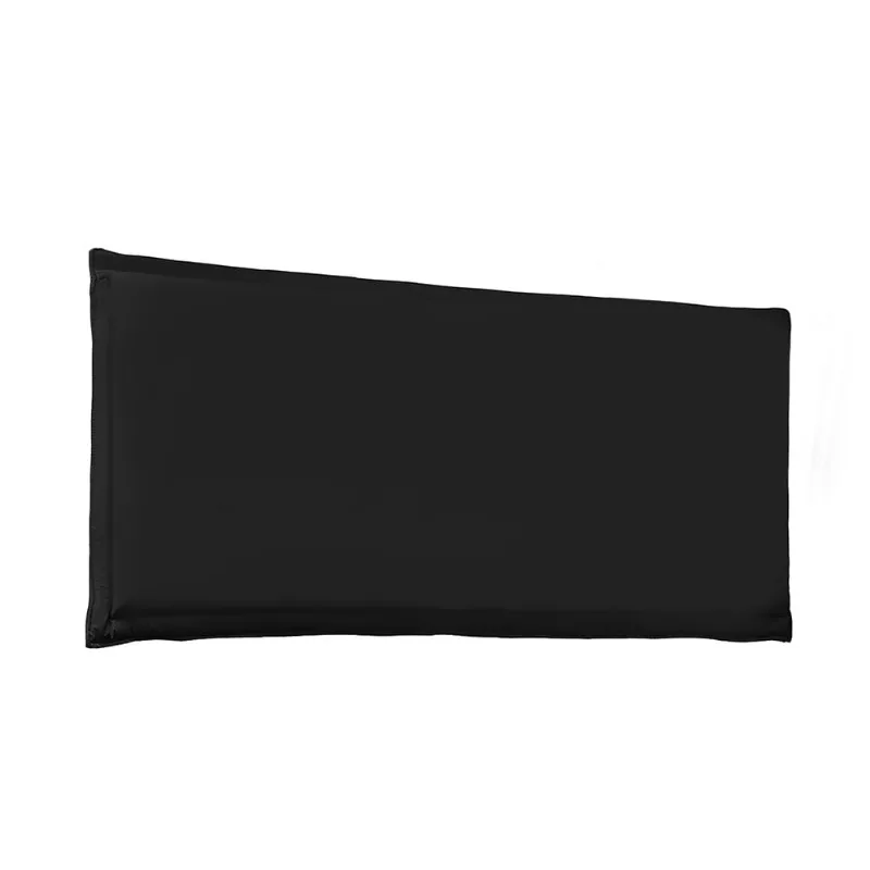 Cabeceira Painel Garden Para Cama Box Queen 160 cm Corino Preto - D'Rossi