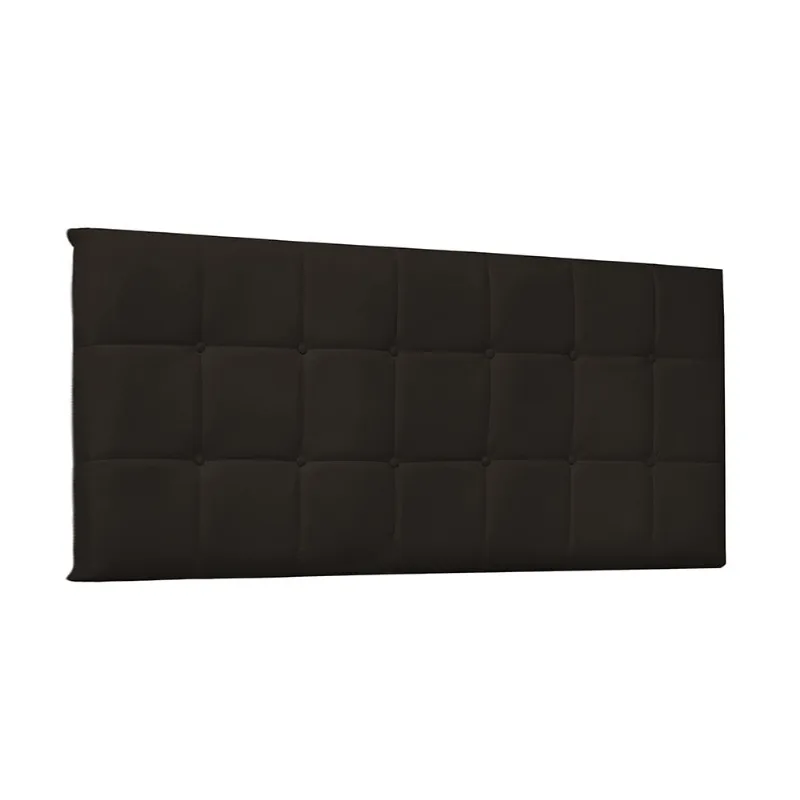 Cabeceira Painel Verona Para Cama Box Casal 140 cm Corino Marrom - D'Rossi