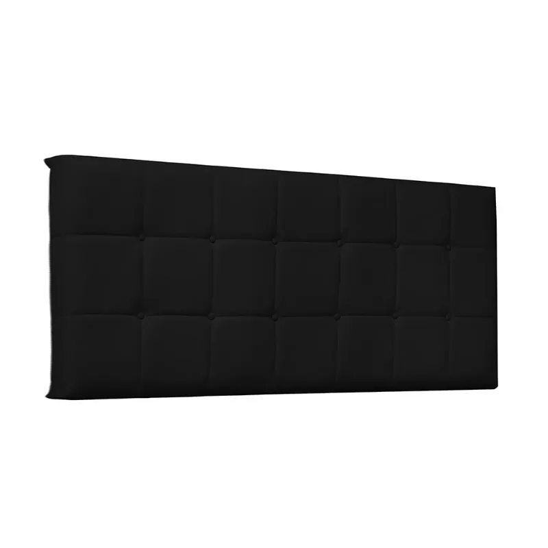 Cabeceira Painel Verona Para Cama Box Casal 140 cm Corino Preto - D'Rossi