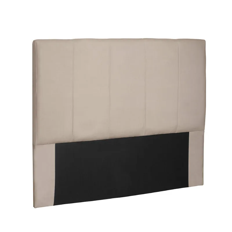 Cabeceira Arizona Para Cama Box Casal 140 cm Suede Bege - D'Rossi - DRossi