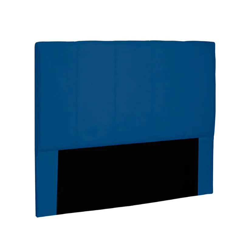Cabeceira Arizona Para Cama Box King 195 cm Suede Azul Marinho - D'Rossi