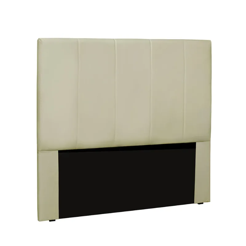 Cabeceira Arizona Para Cama Box King 195 cm Corino Bege - D'Rossi