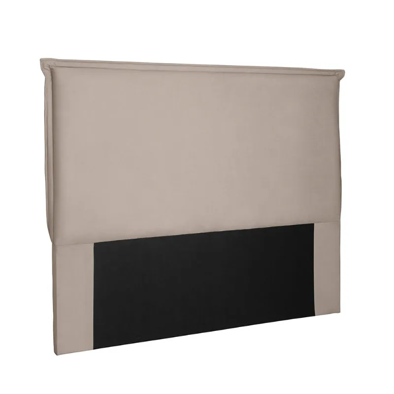 Cabeceira Garden Para Cama Box King 195 cm Suede Bege - D'Rossi