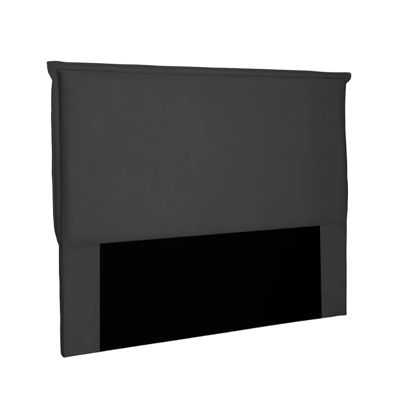Cabeceira Garden Para Cama Box King 195 cm Suede Preto - D'Rossi