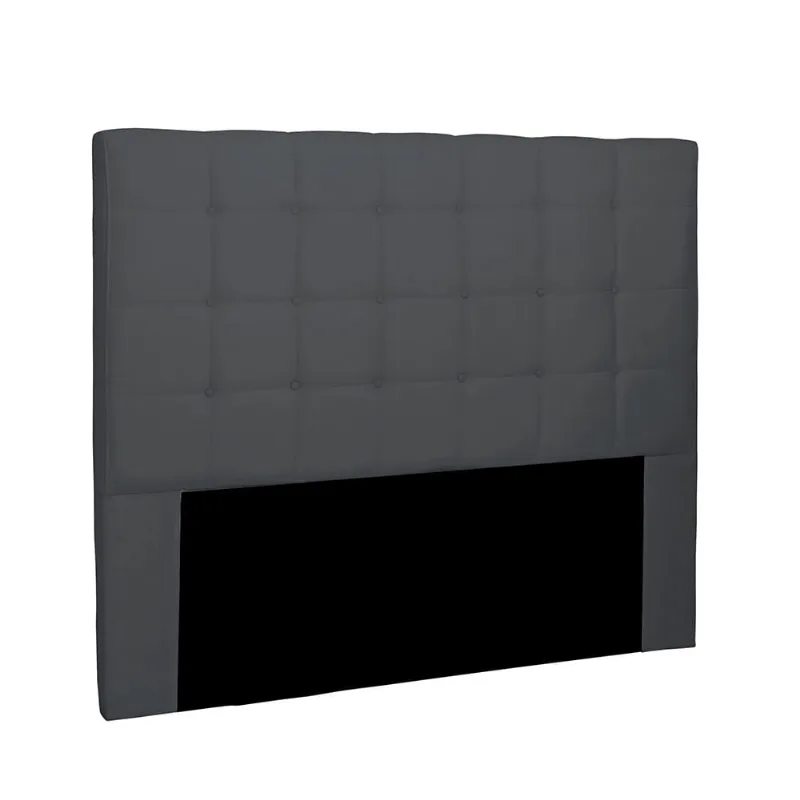 Cabeceira Verona Para Cama Box Solteiro 90 cm Suede Cinza - D'Rossi