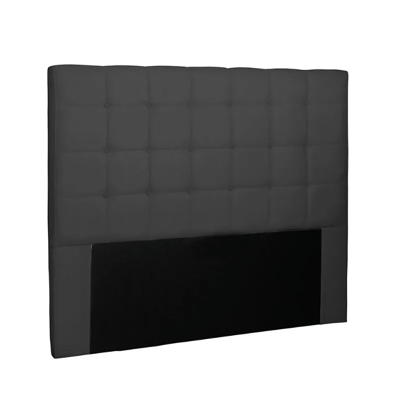 Cabeceira Verona Para Cama Box Solteiro 90 cm Suede Preto - D'Rossi