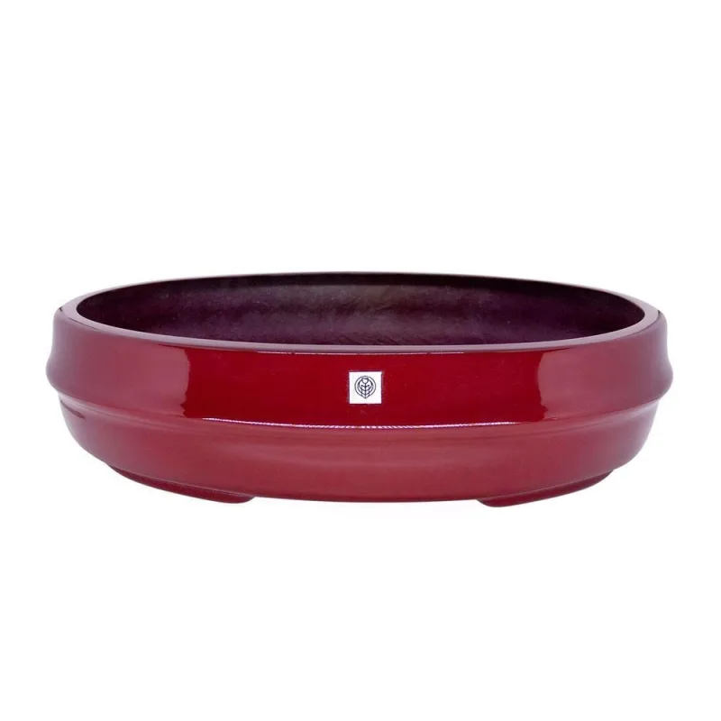 Vaso Bacia Decorativo Osaka Vermelho Lira G 16x65x52 Cm - DRossi - Casa E Construção