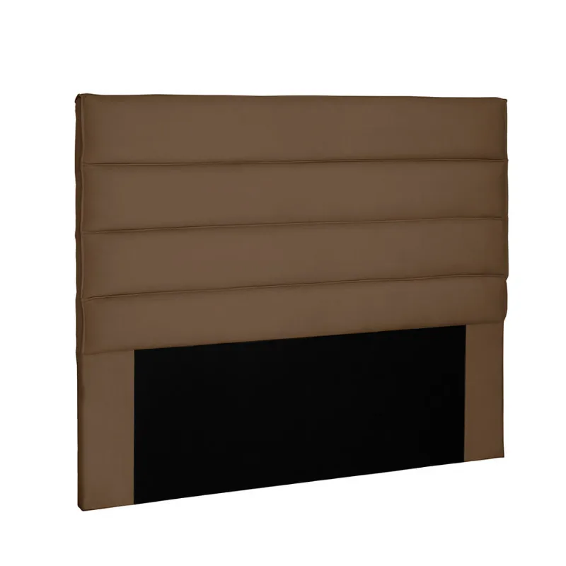 Cabeceira La Italiana Para Cama Box Queen 160 cm Suede Caramelo - D'Rossi