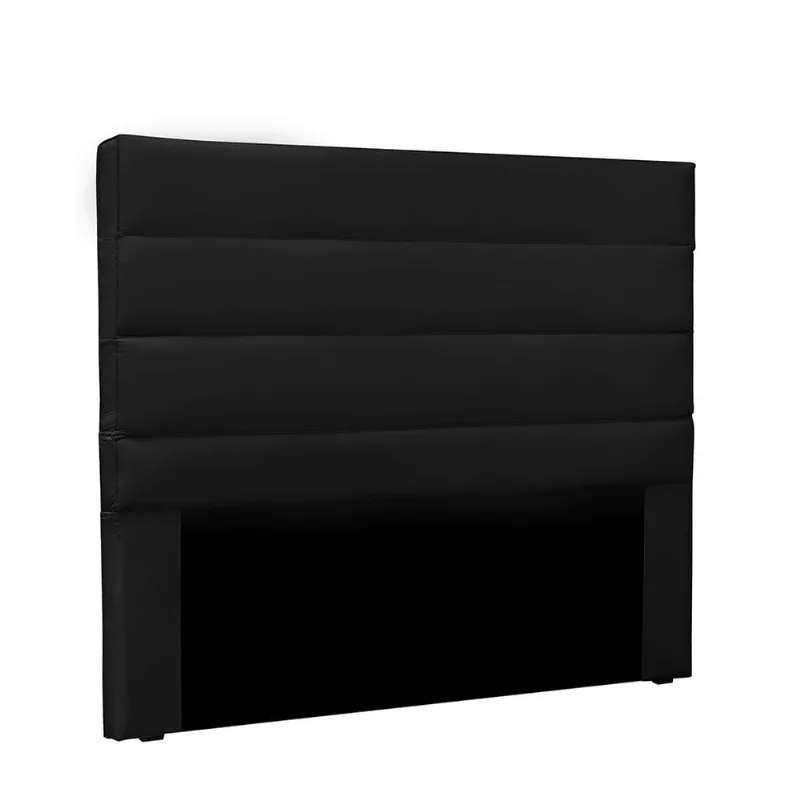 Cabeceira La Italiana Para Cama Box Queen 160 cm Corino Preto - D'Rossi - DRossi