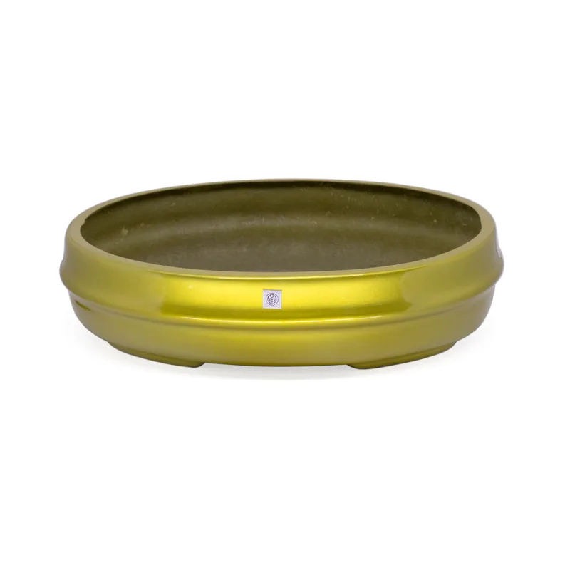 Vaso Bacia Decorativo Osaka Dourado 11,5x44x36 Cm - D'Rossi - DRossi - Casa E Construção