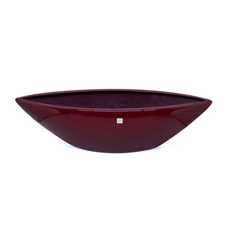 Vaso Decorativo Barca Vermelho Lira 17x63x17 Cm - D'Rossi - DRossi