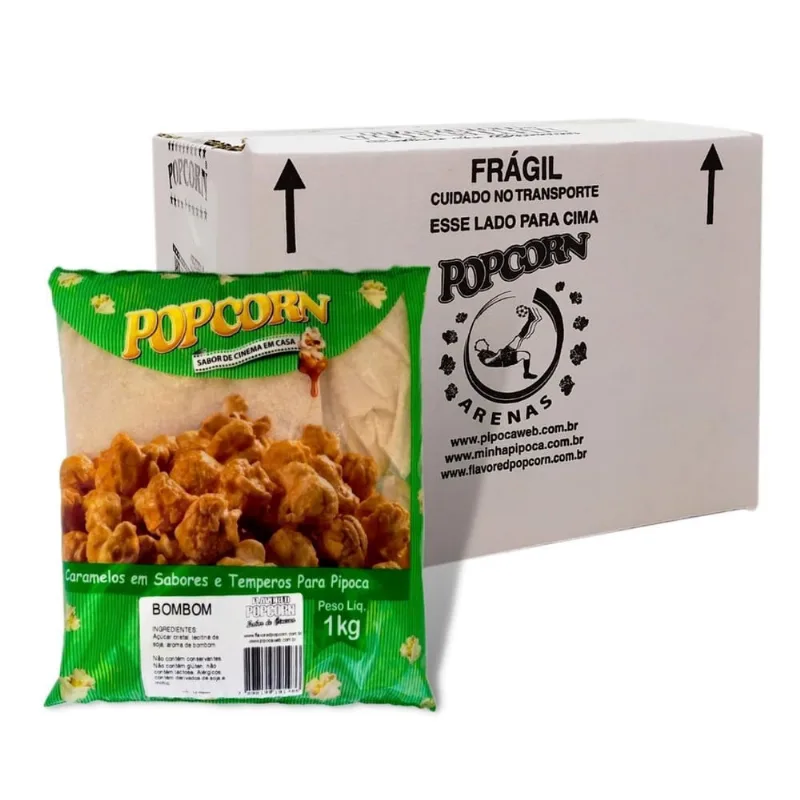 Caramelo Para Pipoca Doce - Sabor Bombom 5Kg