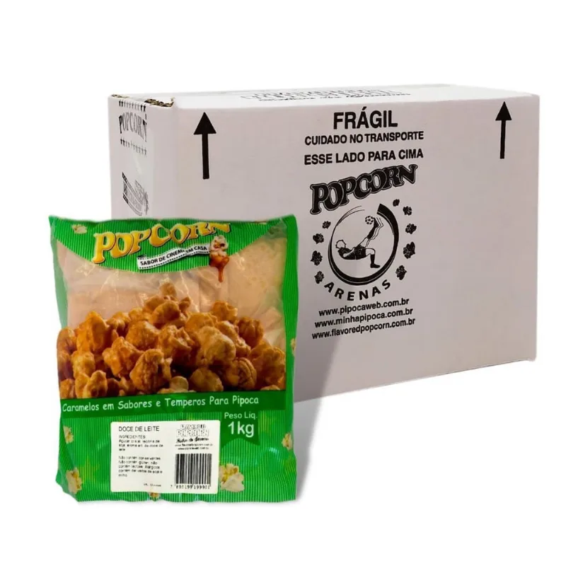 Caramelo Para Pipoca Doce - Sabor Doce De Leite 5Kg