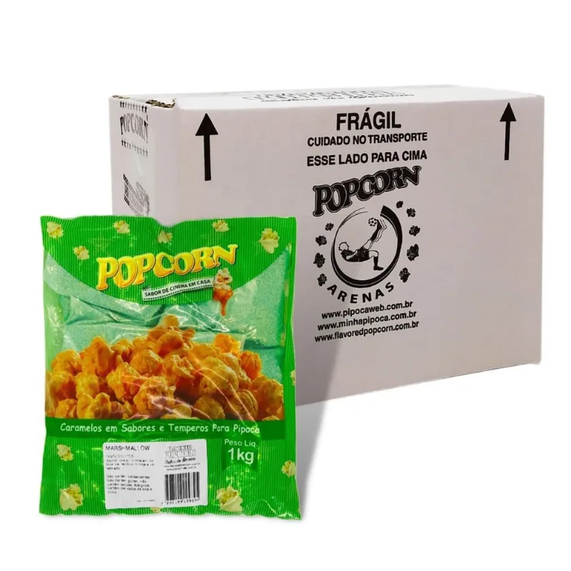 Caramelo Para Pipoca Doce - Sabor Marshmallow 5Kg