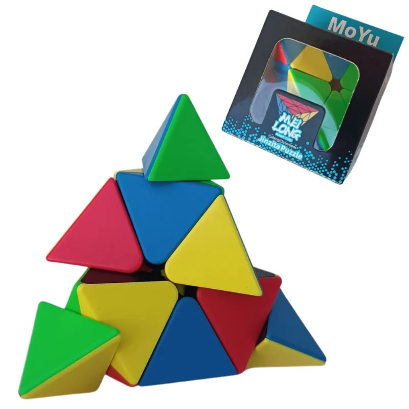 Cubo Mágico Estrutura Pirâmide Profissional Iterativo MoYu MF8857
