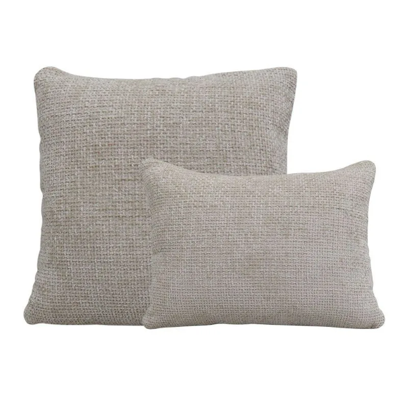 Kit 02 Almofadas Decorativas 30x45cm E 40x40cm Linhão Off White - Nexta Casa - Nexta Casa