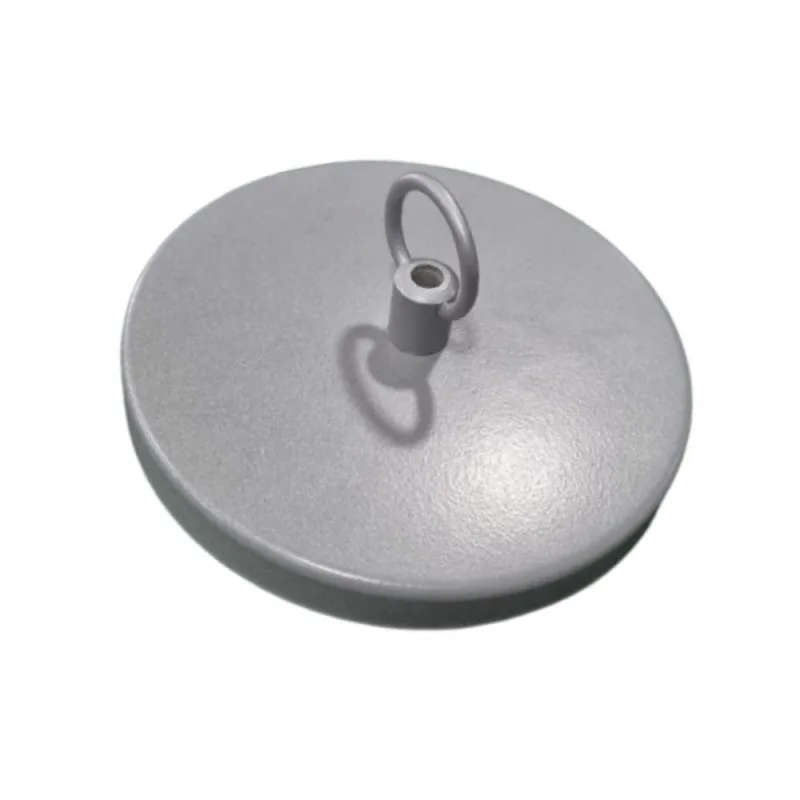 Canopla para Lustre Pendente Md-1008 em Alumínio Resistente à Maresia Cinza Vivare Brasil Iluminação - Vivare Brasil Iluminação - Casa E Construção