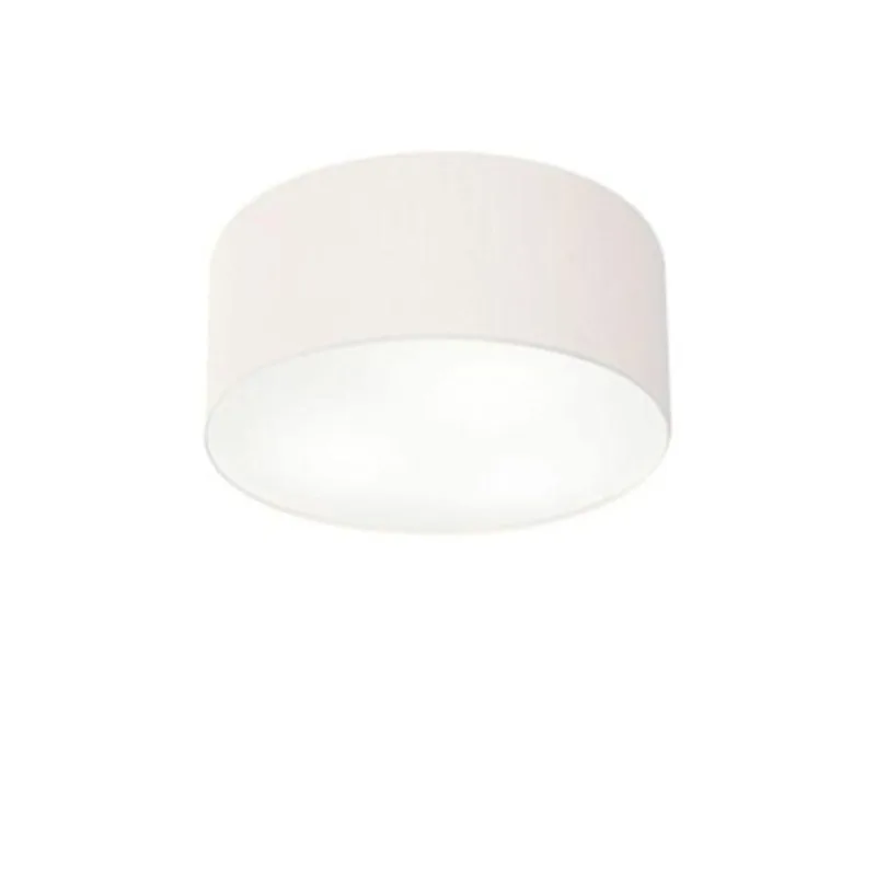 Plafon Para Sala Cilíndrico Sl-3010 Cúpula Cor Branco - Vivare Brasil Iluminação
