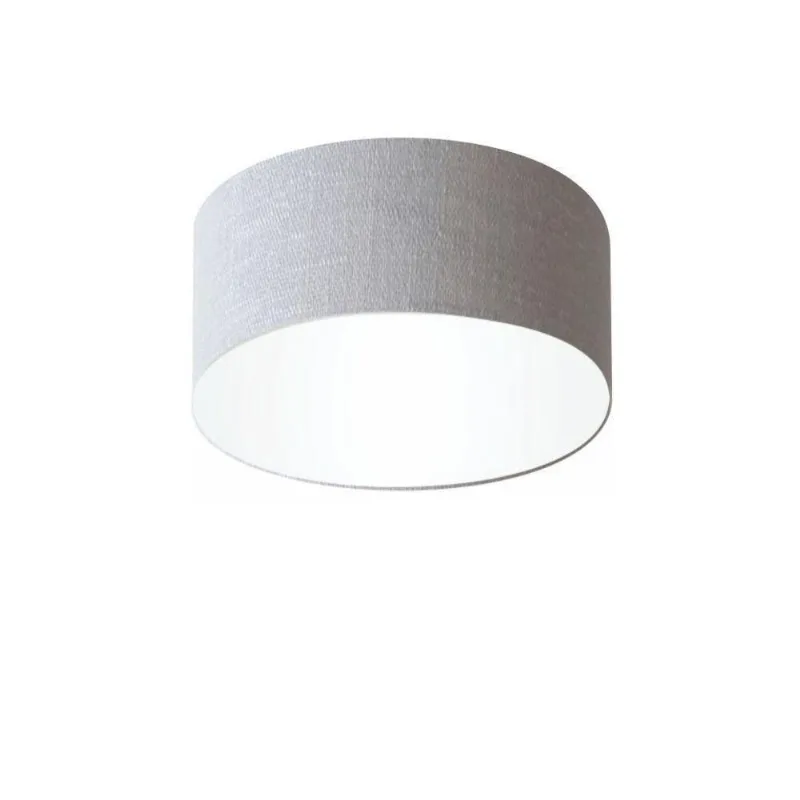 Plafon Para Sala Cilíndrico Sl-3010 Cúpula Cor Cinza - Vivare Brasil Iluminação
