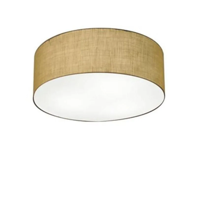Plafon Para Sala Cilíndrico Sl-3046 Cúpula Cor Palha