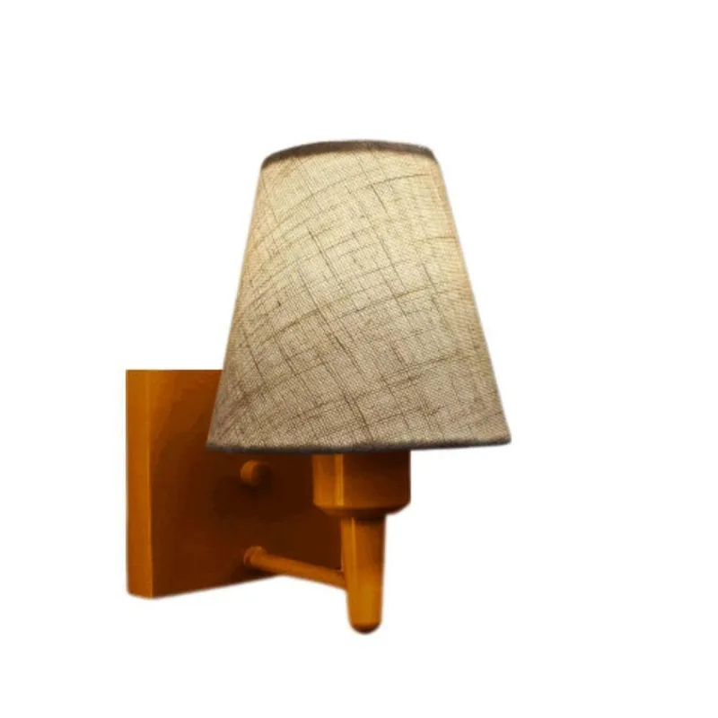 Arandela Quadrada Md-2034 Cobre Cúpula Em Tecido Cone Rustico Bege - Bivolt - Vivare Brasil Iluminação