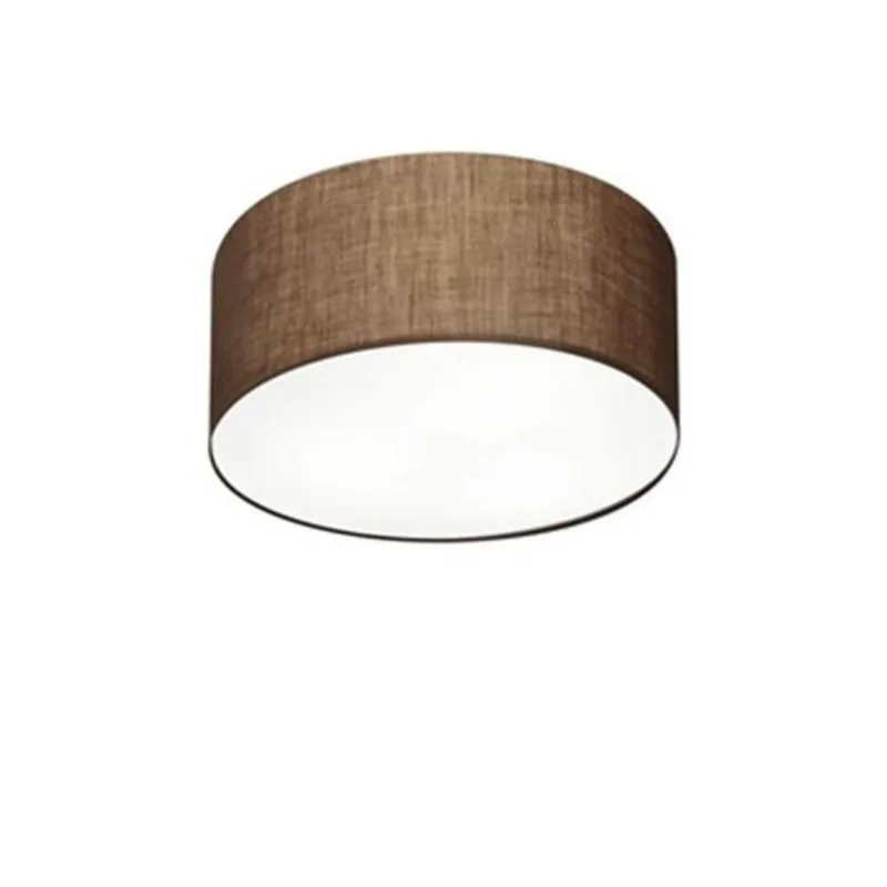 Plafon De Sobrepor Cilíndrico Sp-3010 Cúpula Cor Café