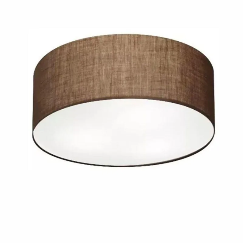 Plafon De Sobrepor Cilíndrico Sp-3014 Cúpula Cor Café - Vivare Brasil Iluminação