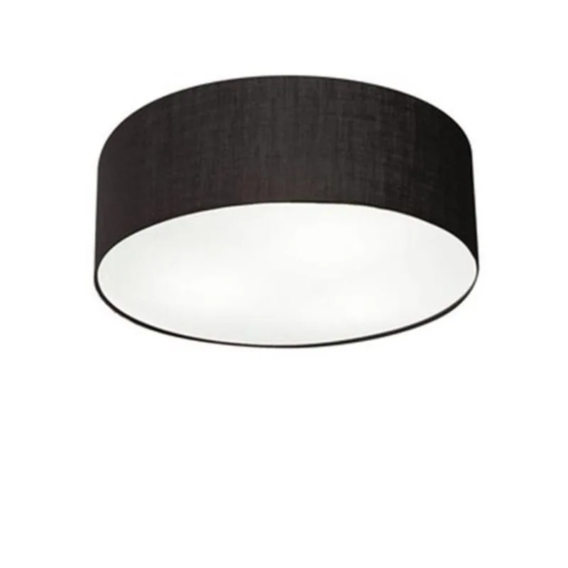 Plafon De Sobrepor Cilíndrico Sp-3046 Cúpula Cor Preto - Vivare Brasil Iluminação