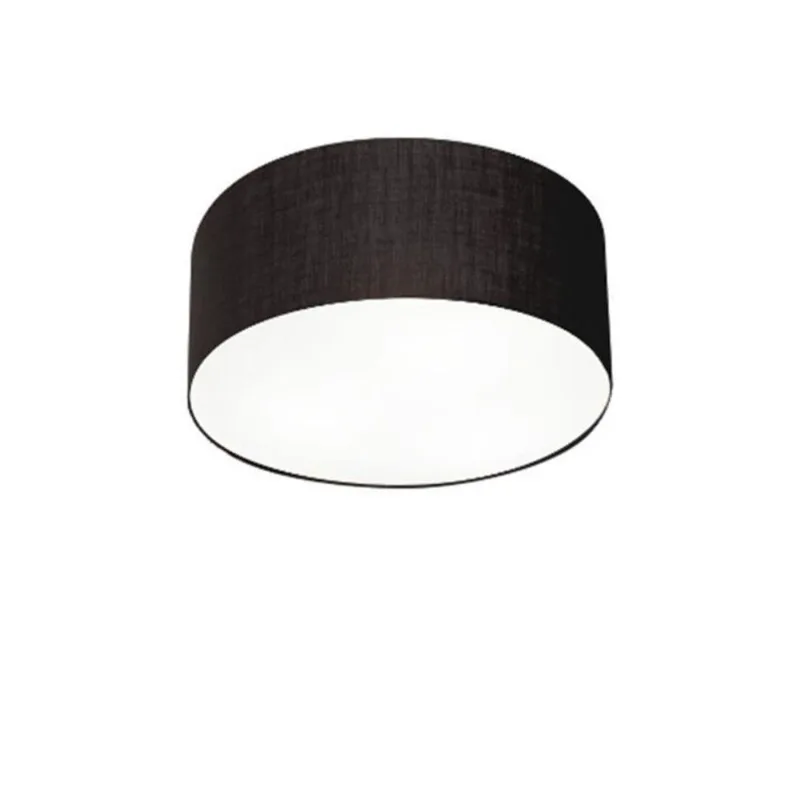 Plafon Para Banheiro Cilíndrico Sb-3010 Cúpula Cor Preto - Vivare Brasil Iluminação