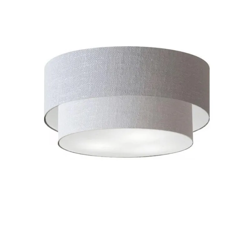 Plafon Para Banheiro Cilíndrico Sb-3062 Cúpula Cor Rústico Cinza Branco - Vivare Brasil Iluminação