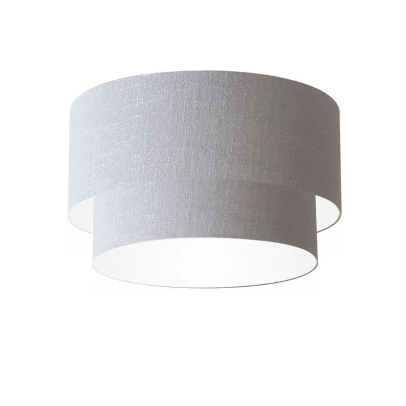 Plafon Para Banheiro Cilíndrico Sb-3045 Cúpula Cor Rústico Cinza - Vivare Brasil Iluminação