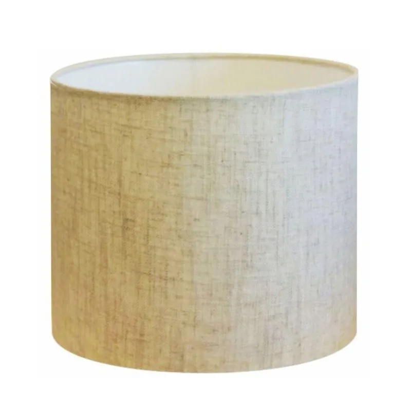 Cúpula para Abajur CP-4999 em Algodão Cru rustico-bege Furo Soquete 3,5CM Vivare Brasil Iluminação - Vivare Brasil Iluminação - Casa E Construção