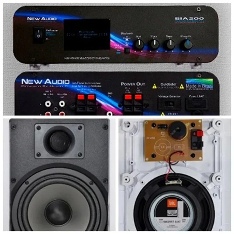 Amplificador New Áudio Bia 200 Bluetooth 2.1 Stereo
