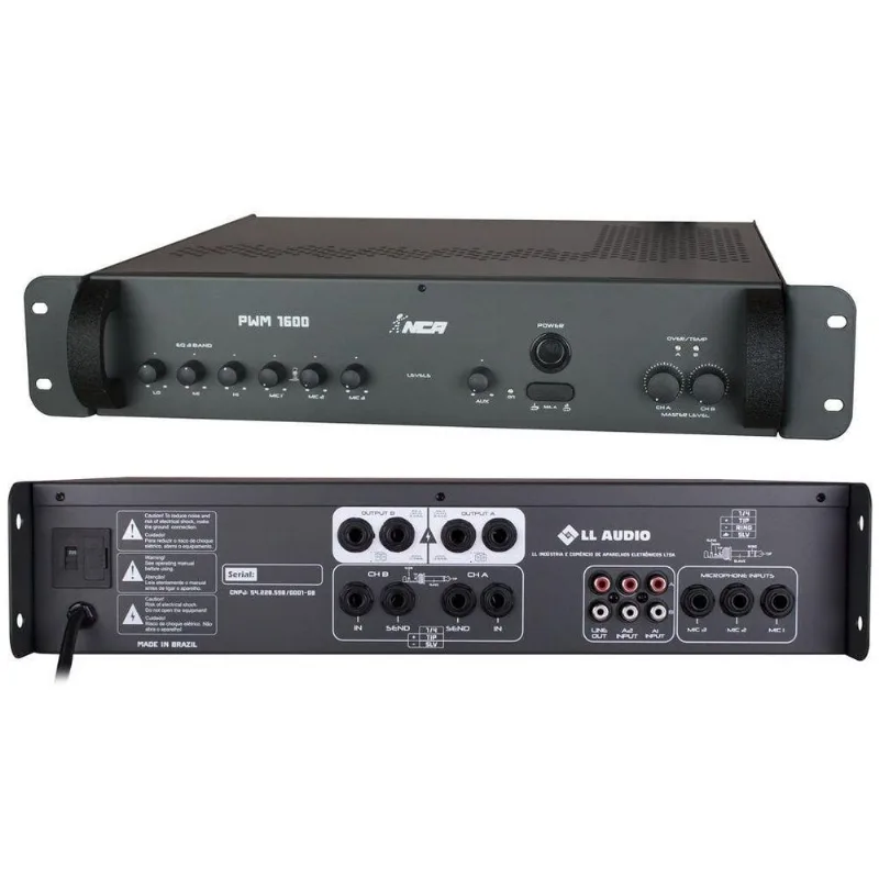 Amplificador Nca 400 Watts Pwm 1600