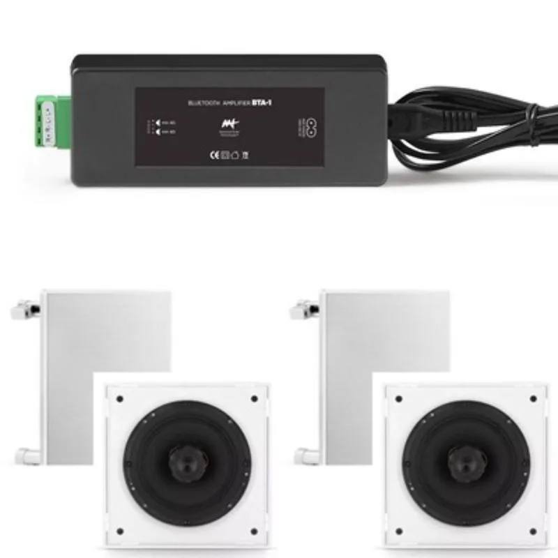 Amplificador Aat Bta-1 St + 4 Cxs Frahm 6cx 40w Rms Branca