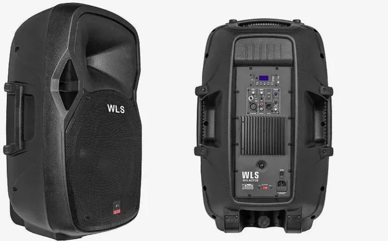 Caixa Acústica Ativa Wls N15 200w Par + Cabo Xlr