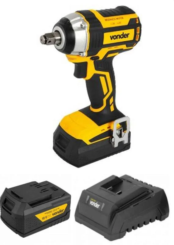 Chave De Impacto Iciv 1807 1/2 Vonder Com 1 Bateria 18v 2ah