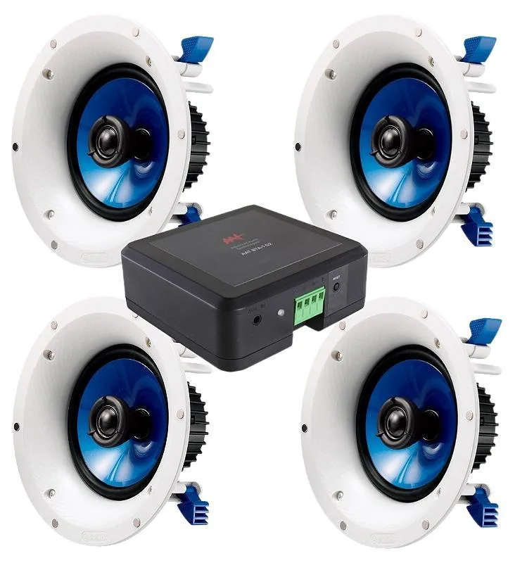 Amplificador Aat Bta-1 Bt G2 + 4 Cxs Yamaha 6,5 Ns-ic600