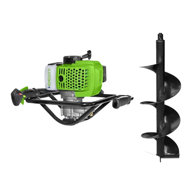Perfurador Solo Gasolina 52cc 2t Com Broca 20x80cm mcc MPS52 Menegotti