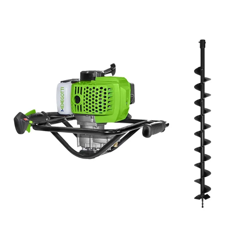 Perfurador Solo Gasolina 52cc 2t Com Broca 8x80cm mcc MPS52 Menegotti