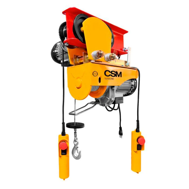 Guincho Talha de Coluna Com Trole Max 1000kg TEC500/1000 CSM 220V