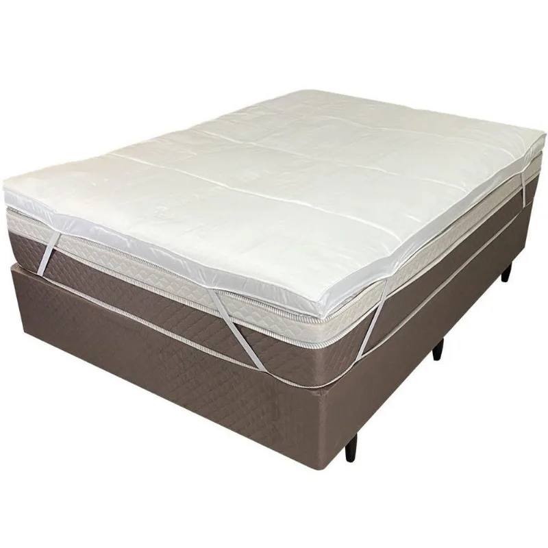 Pillow Top Viúva Dupla Face 200 Fios 6cm 700g-m 128x188cm Branco