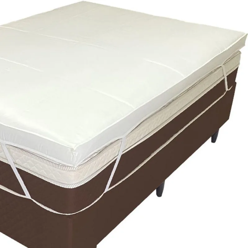 Pillow Top Queen 200 Fios Premium 10cm 1200g-m 158x200cm Branco