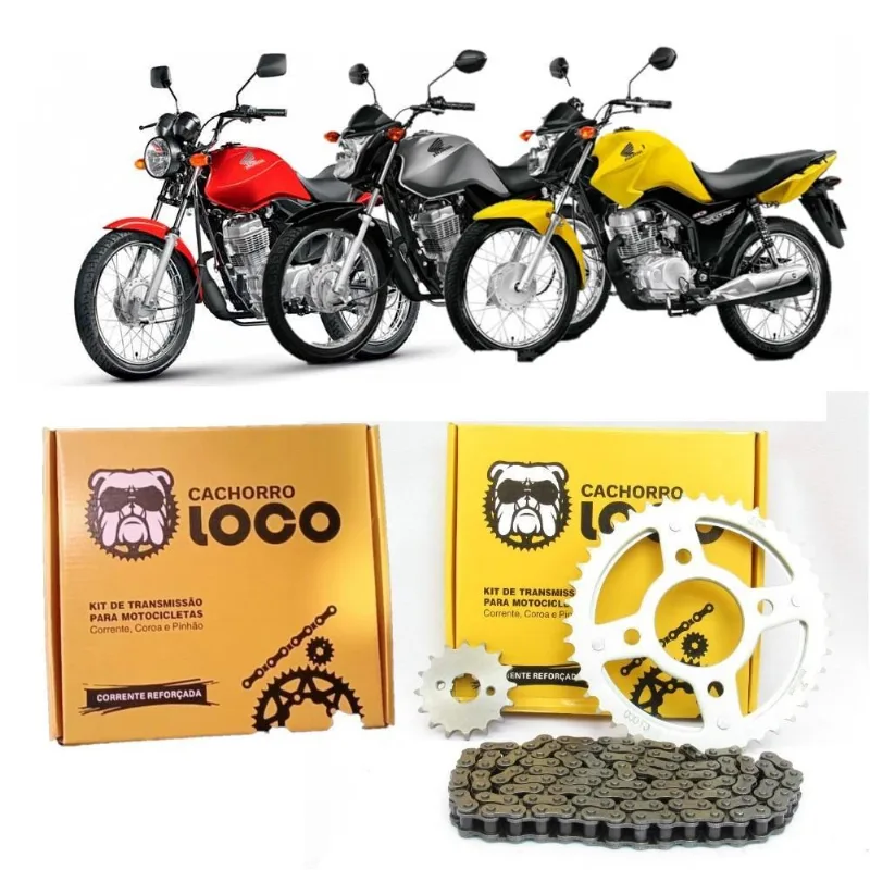 Kit Relação Honda Fan 125 2009 (428hx116l,43t/14t)