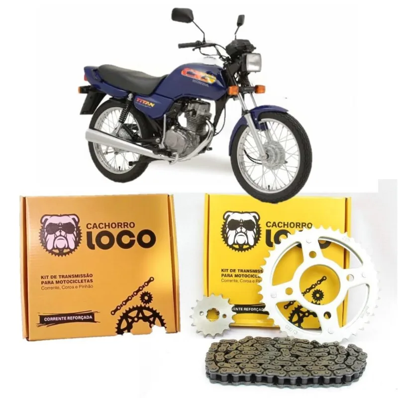 Kit Relação Honda Cg 125 Titan 99 (428hx116l,43t/14t)