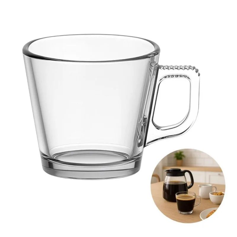 Xícara de Café Turin 90ML de Vidro para Mesa Transparente em Casa Tem - Em Casa Tem