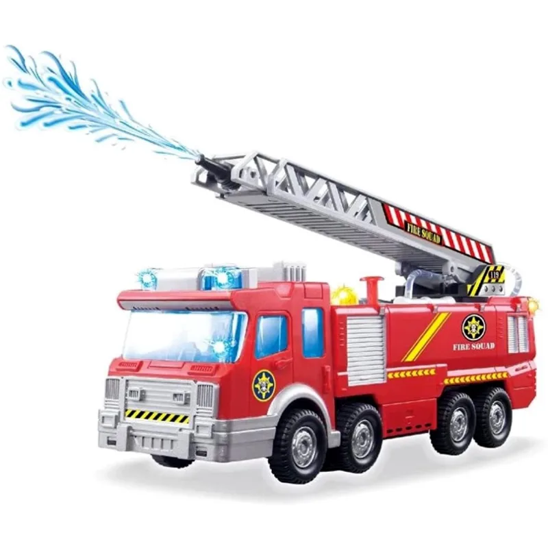 Caminhão de Bombeiros Bate e Volta com Luz Som e Joga Agua