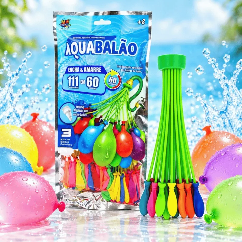 Balões de Água Water Balloons 37 em 1 Minuto - Toy King UNICA
