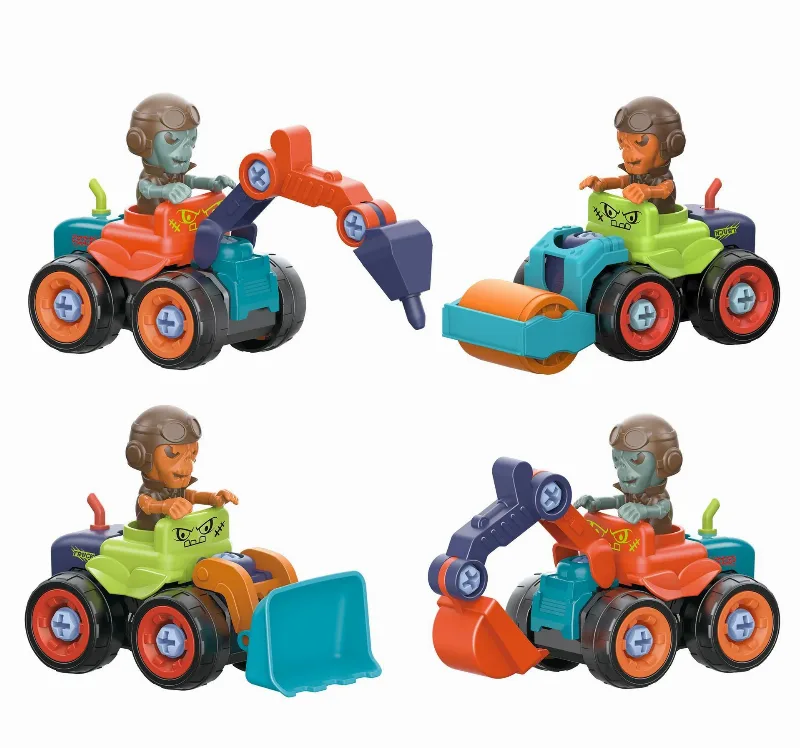 Brinquedo Educativo Caminhão Zumbi Com Ferramentas Desmonta