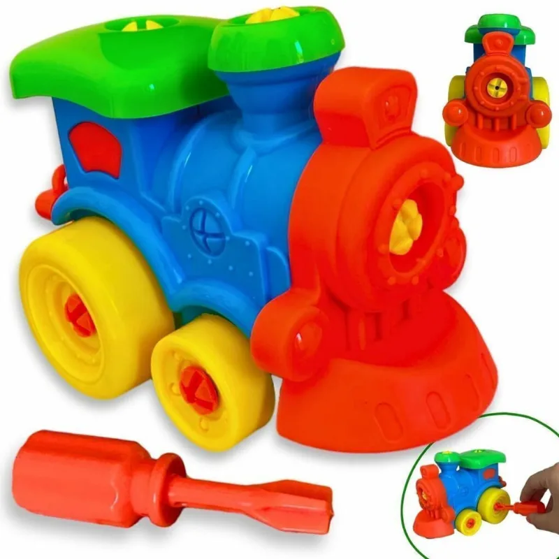 Trenzinho de Montar e Desmontar com Chave Infantil Trem